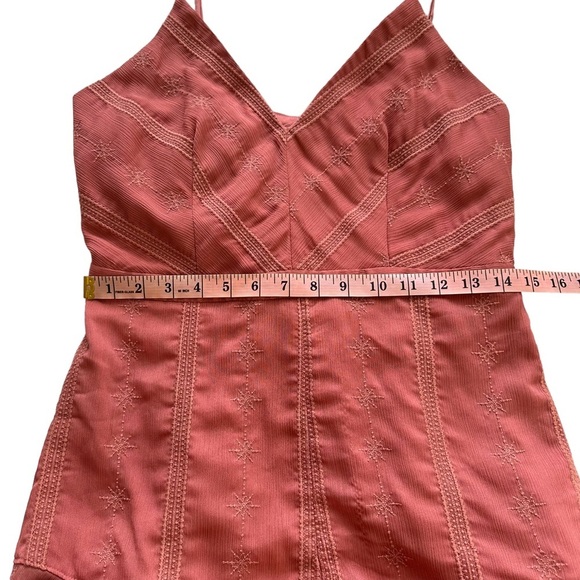 NWT The Jetset Diaries TJD Sz L Women's Getaway Moss Coral Striped Romper - Picture 12 of 15